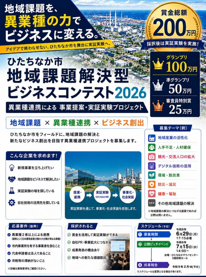 HNS共創ビジネスコンテスト2026について
