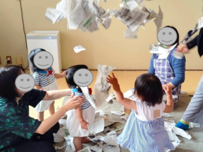 写真:サロンの様子